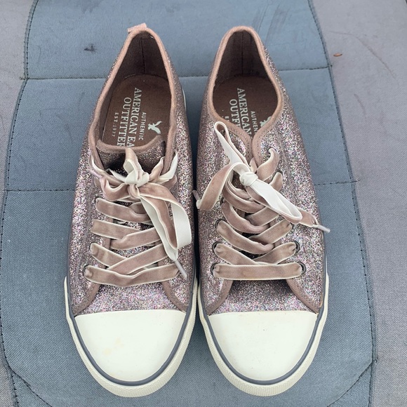 American Eagle Outfitters Shoes - American eagle sparkly sneakers woman’s size 8